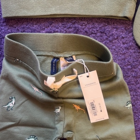 Janie and Jack - Boys Dinosaur set - NWT - 3-6 months - Picture 4 of 8
